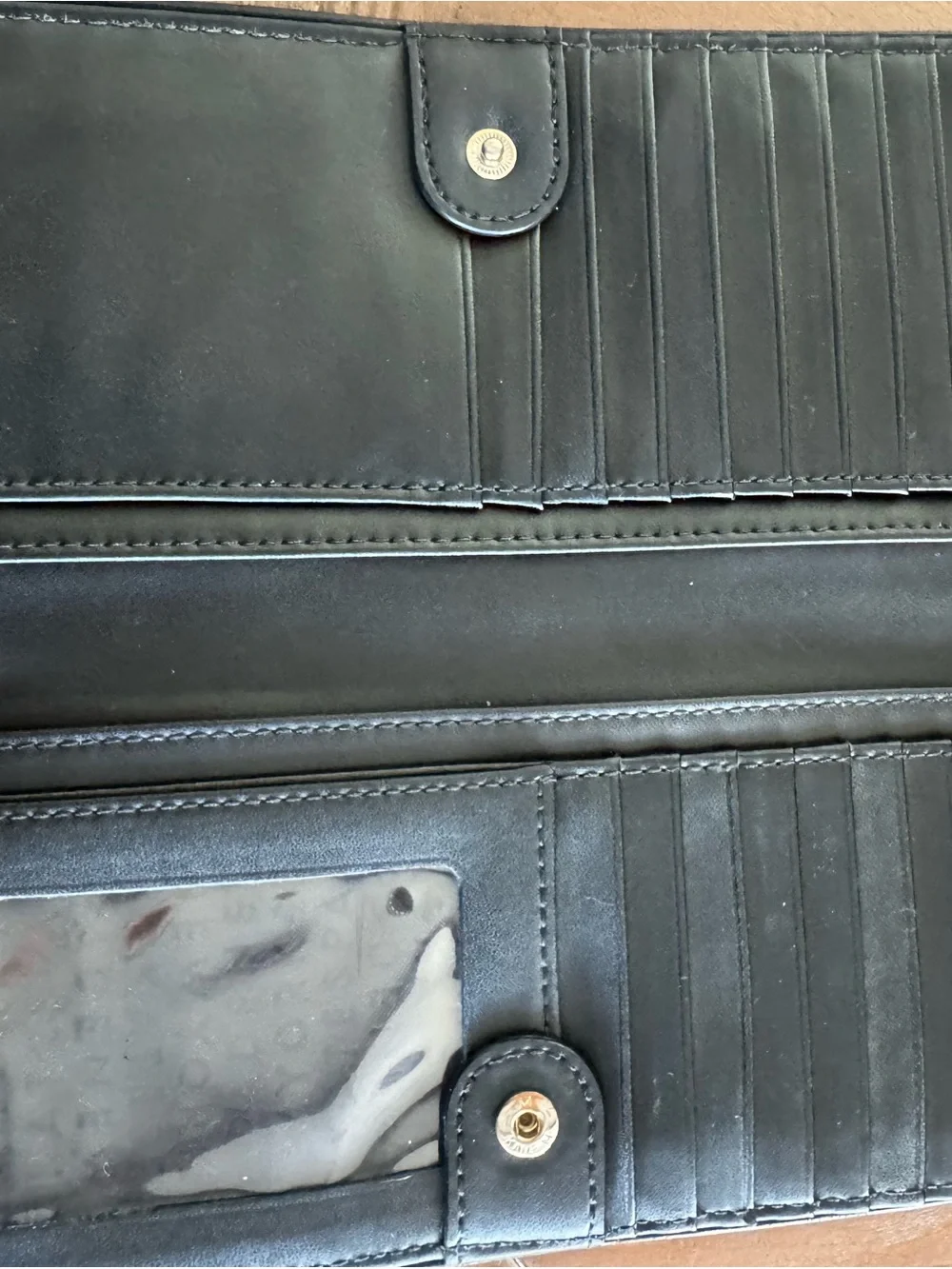 Kate Spade Black Pebbled Leather Wallet